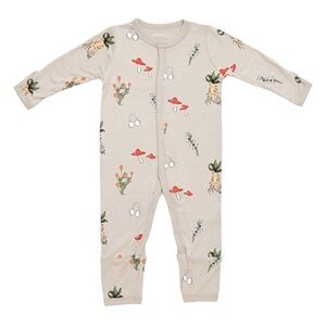 Kyte Baby Snap Romper in Harry Potter Herbology Pattern